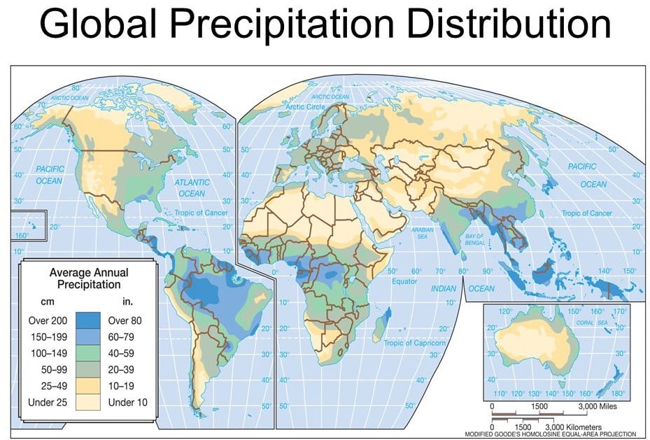 Types Of Precipitation And Rainfall Geography4u Read Geography Facts