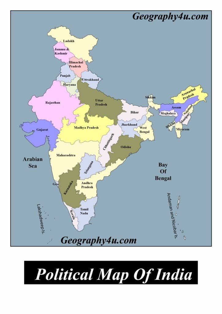 India and its neighbouring countries | Geography4u- read geography ...