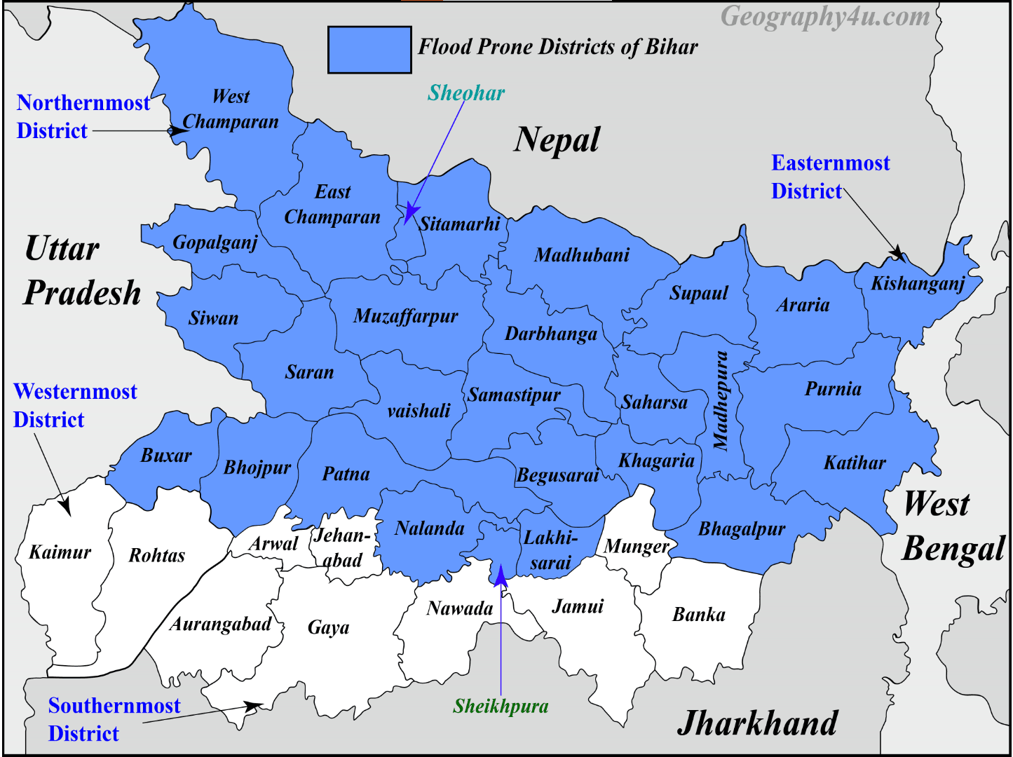 Major causes of floods in Bihar (Bpsc)| बिहार में बाढ़ के प्रमुख कारण ...