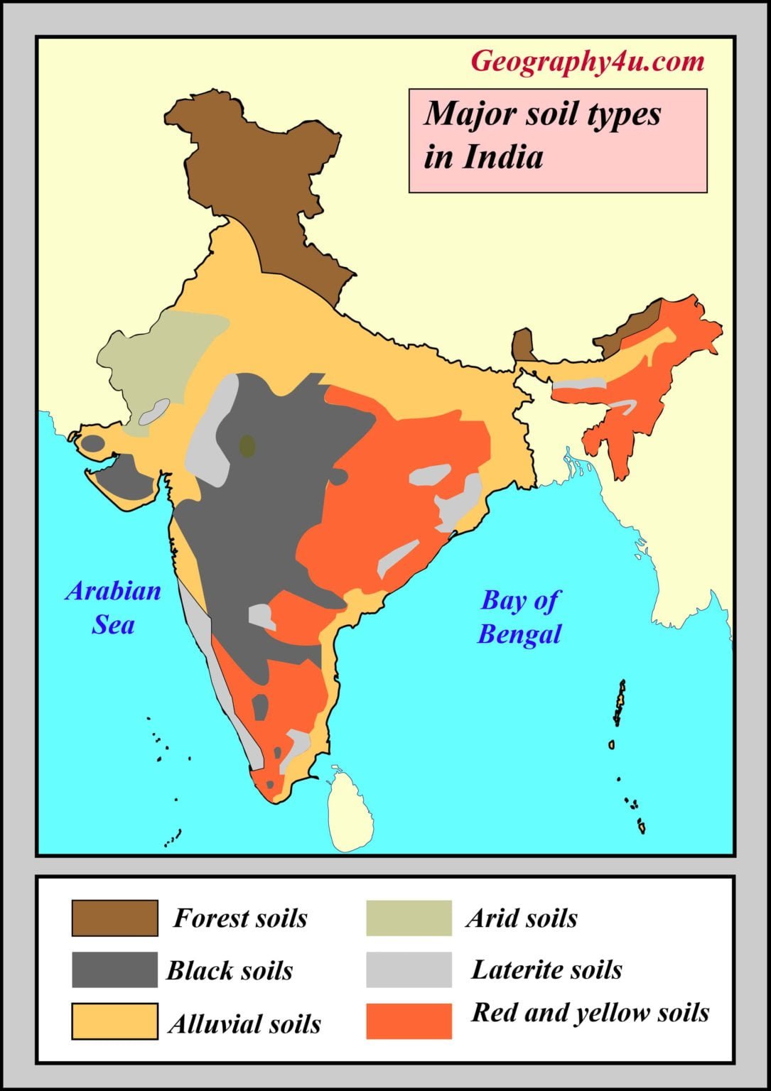 Soil types of India - its characteristics and Classification