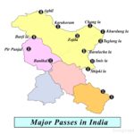 Important passes in India map