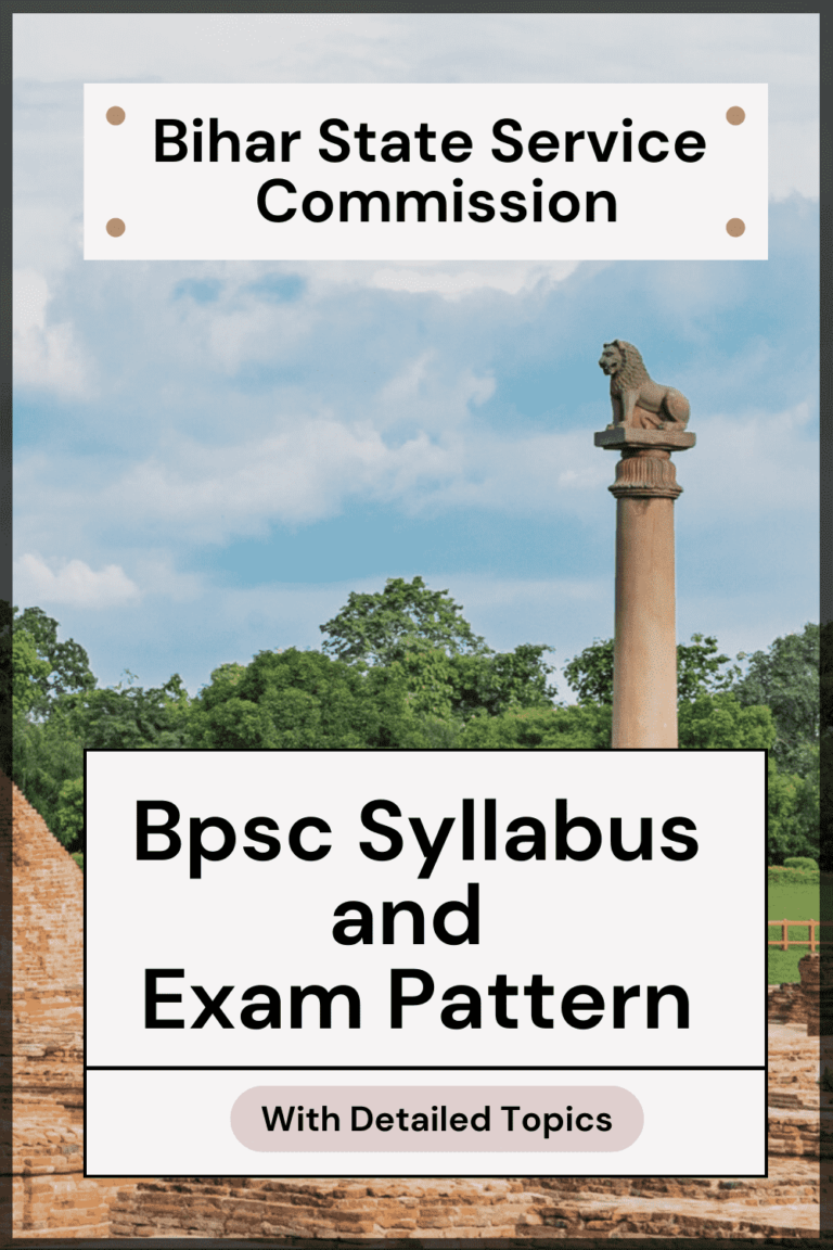 Get Detailed Bpsc Syllabus 2022-23 | Geography4u- Read Geography Facts ...