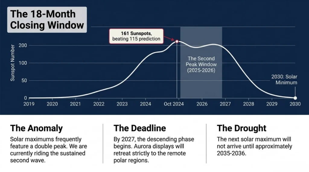 The month window to aurora borealis 2026