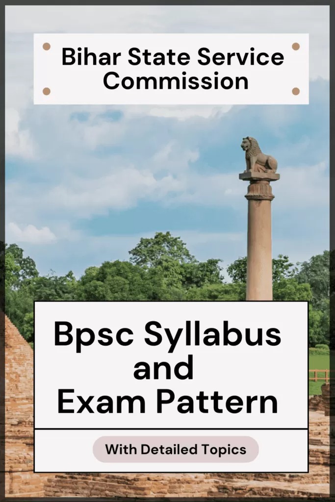 Bpsc syllabus