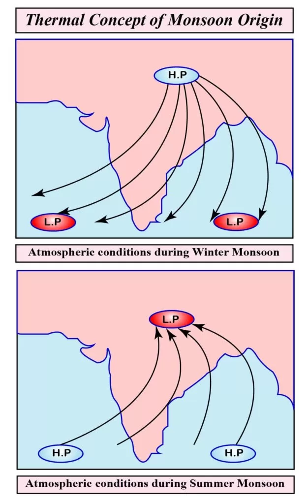 monsoon in india map